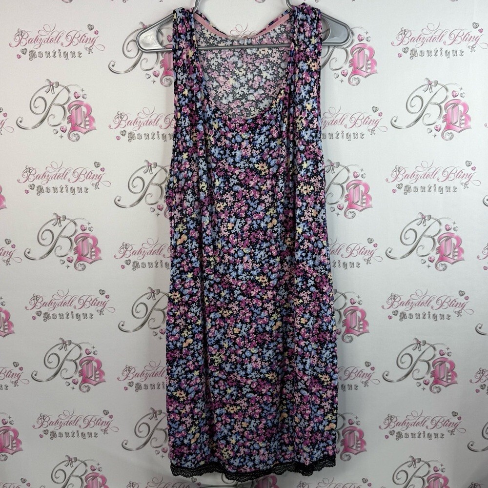 Emily & Jane dress flowers lace trim detail Lacie black Floral  Dress
